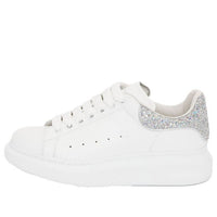 (WMNS) Alexander McQueen Oversized Sneaker 'White Holo Silver' 558945WHTQI9413