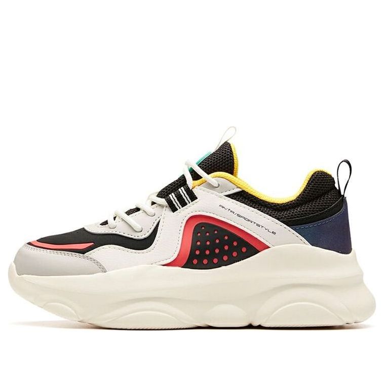 (WMNS) ANTA Life Series Sneakers 'White Black Red' 122018886-4