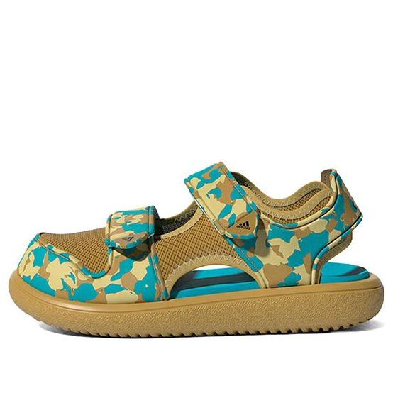 (TD) adidas Velcro Casual Sports Sandals Olive Green GZ1310