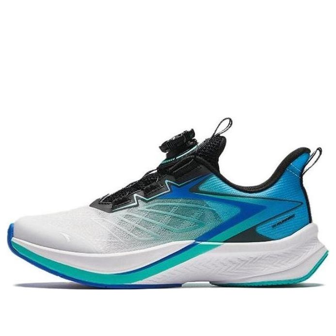 (GS) ANTA Running Series Sneakers 'White Teal Blue' 312425509-4
