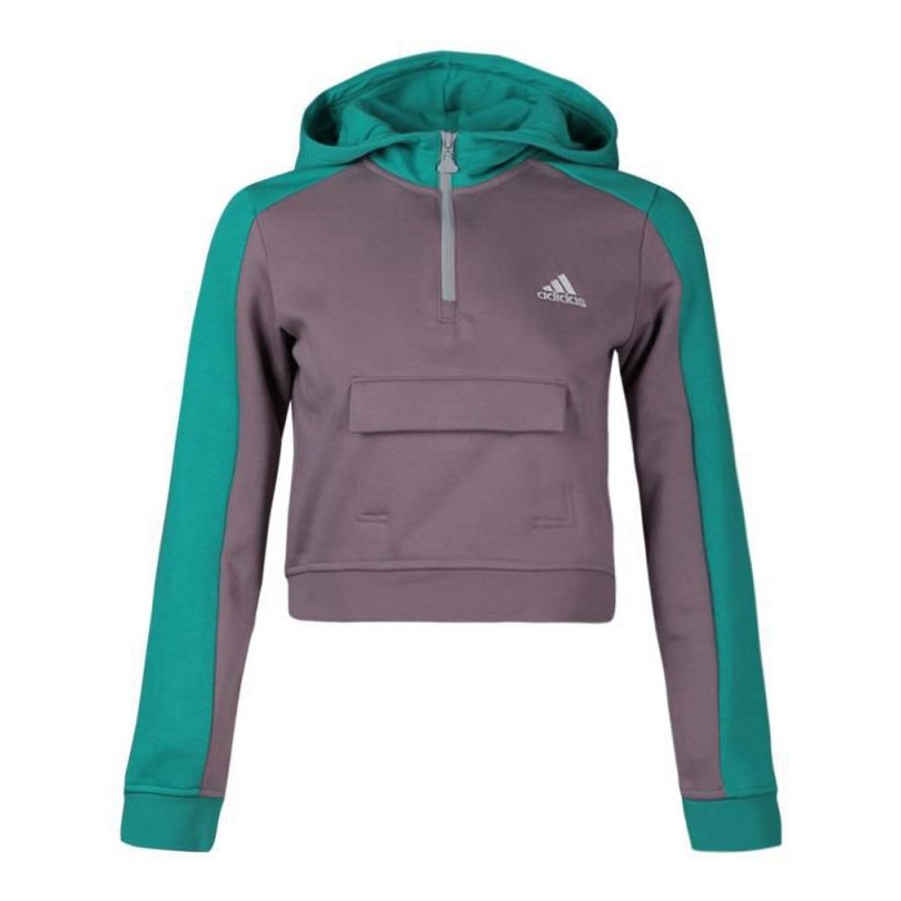 (WMNS) adidas Colorblock Casual Sports Short Purple GG6845