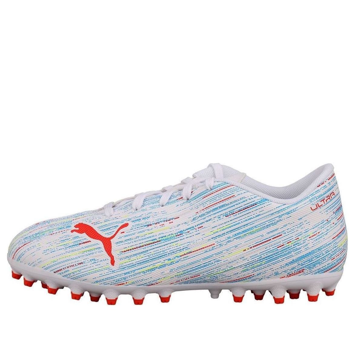 (PS) PUMA Ultra 4.2 MG Jr Soccer Shoes K 'White Red Blue' 106365-05