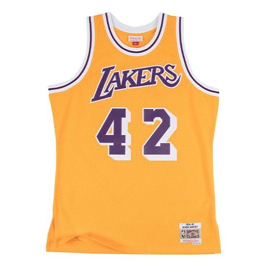 Mitchell & Ness NBA Swingman Jersey 'Los Angeles Lakers - James Worthy 1984-85' SMJYAC18090-LALLTGD84JWO