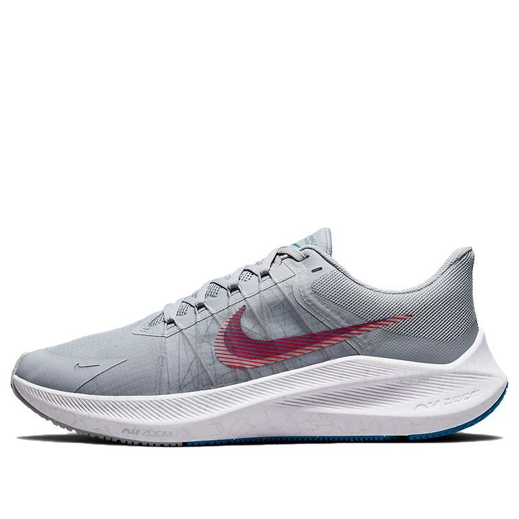 Nike Air Zoom Winflo 8 'Wolf Grey Bright Crimson' CW3419-004