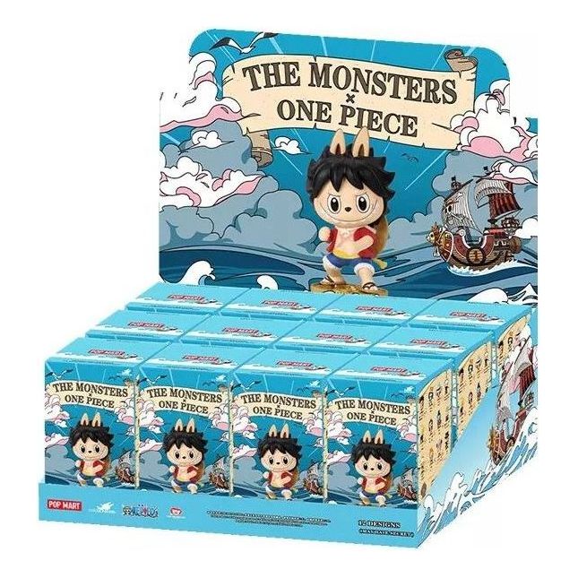 Pop Mart  One Piece The Monsters Labubu Sealed Case (12 Blind Boxes) PPMT-2502-0023