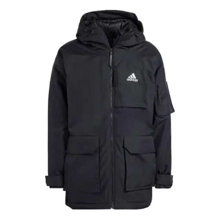 adidas Black D11 Down Parka HK6665