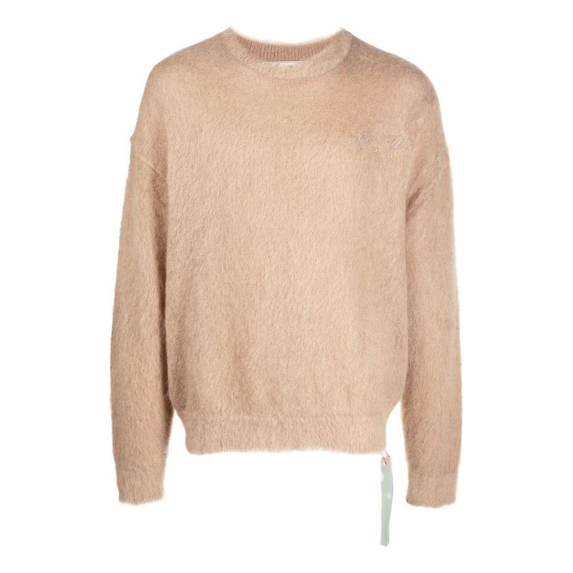 Off-White Logo-Embroidered Jumper OMHE137F22KNI00162626262