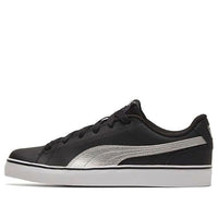 PUMA Court Point Vulc V2 Black/White/Silvery Low Casual Board Shoes 362946-11