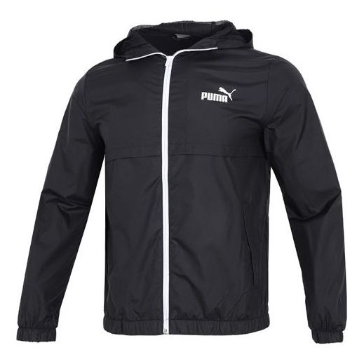 PUMA Ess Solid Windbreaker Logo 'Black' 849462-01