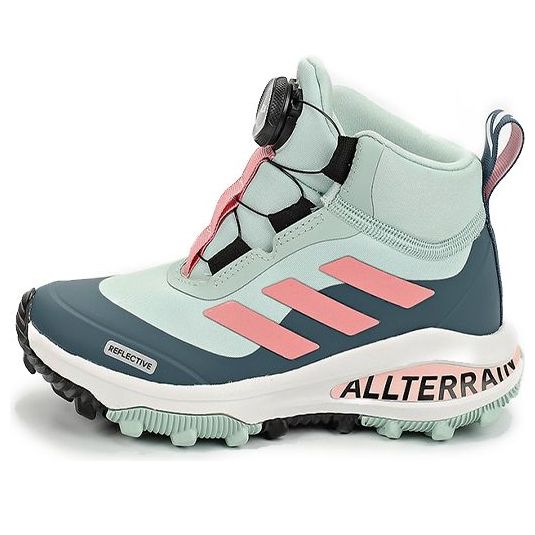 (PS) adidas Fortarun Boa Atr K Green Blue Pink Kid 'Green Blue Pink' FV3478