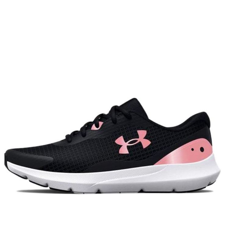 (WMNS) Under Armour Surge 3 'Black White' 3024894-005