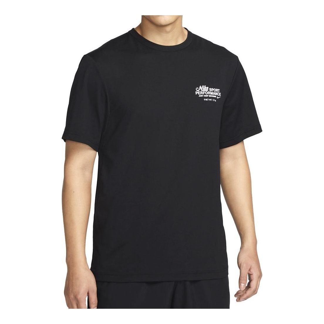 Nike Dri-Fit UV Hyverse Fitness T-Shirt 'Black' FN3280-010
