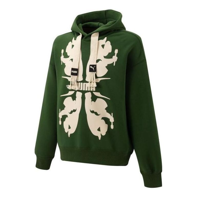 PUMA X Staffonly X Monopoly Logo Hoodie 'Green' 539896-80