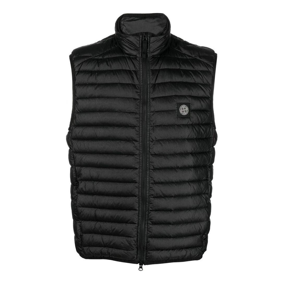 STONE ISLAND Patch Nylon Down Vest 'Black' 7715G0224-V0029