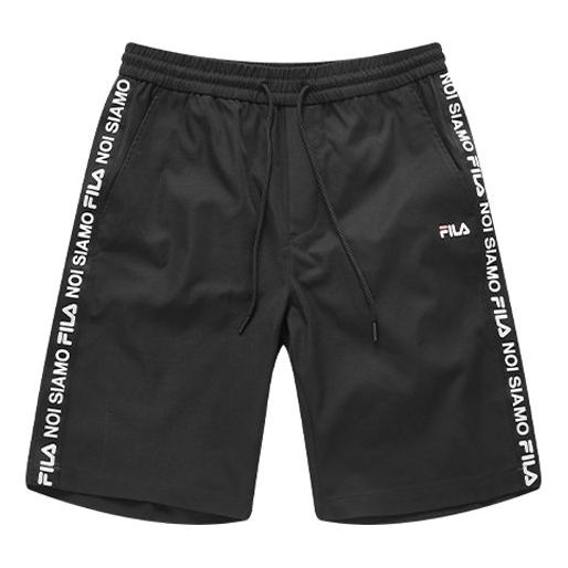 Men's FILA Alphabet Shorts Black T11M021806F-BK