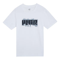 PUMA Logo Wording T-shirt 'White' 676696-02
