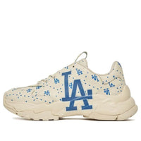 MLB Bigball Chunky Monogram LA Dodgers 'Beige White Blue' 3ASHMS13N-07IVS