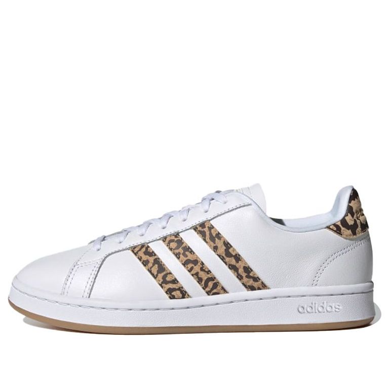 (WMNS) adidas neo Grand Court 'White Brown' FY8949