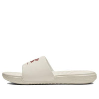 (WMNS) Under Armour Ansa Fixed Slide 'Ivory Red Fusion' 3023772-107
