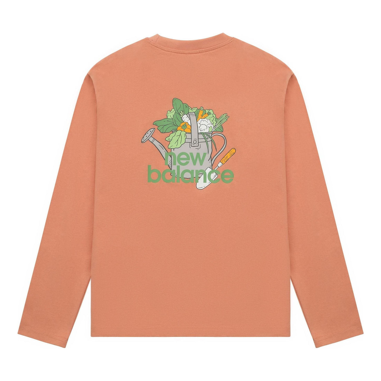 New Balance Logo Graphic Print Top 'Orange' AMT31329-SCE