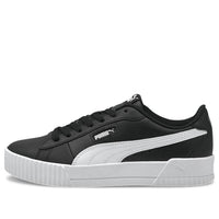 (WMNS) PUMA Carina Crew Casual Shoes Black/White 374903-01