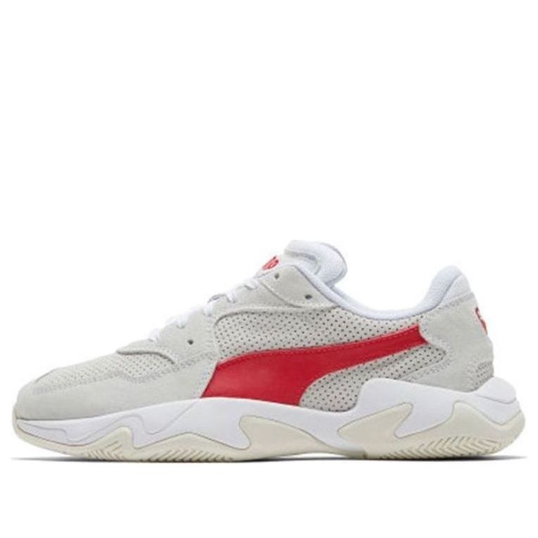 PUMA STORM STREET Trainers 'White Red' 369798-01