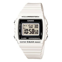 CASIO Unisex STANDARD Waterproof White Digital W-215H-7A