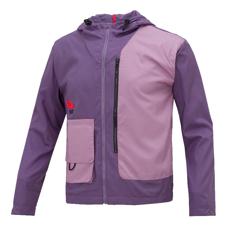 Men's Nike Lightweight Casual Sports Hooded Jacket Purple DA6695-553