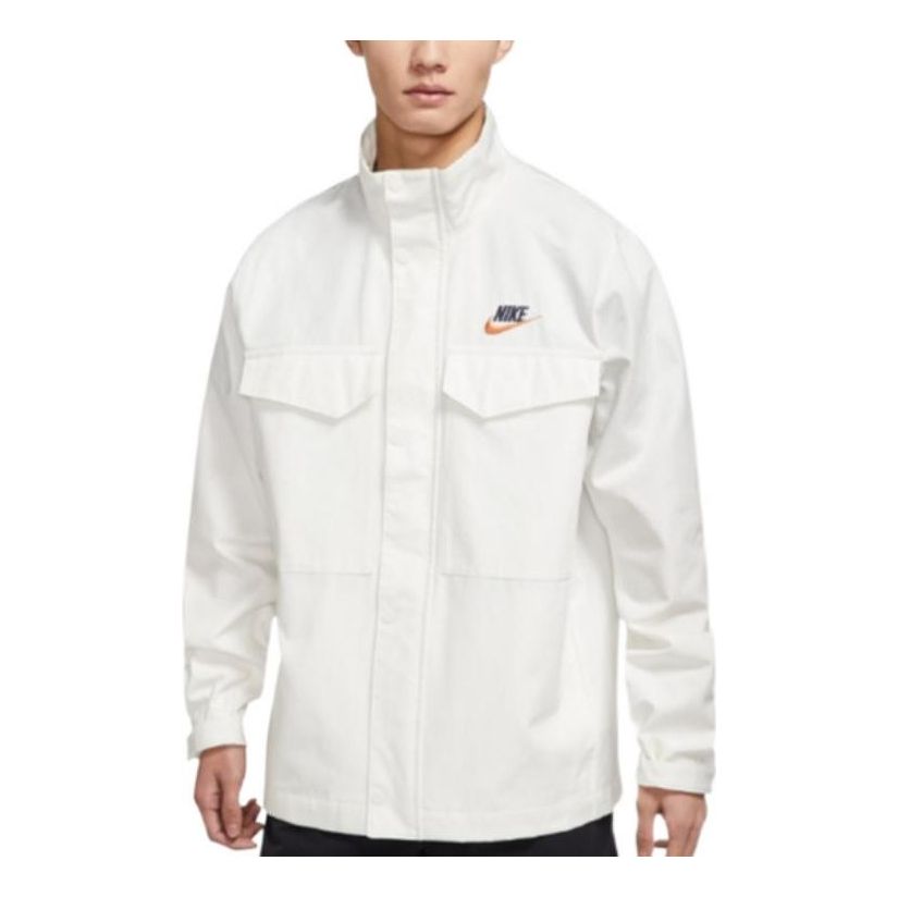AS Men's Nike Sportswear WVN JKT Jacket Sail DR7833-133