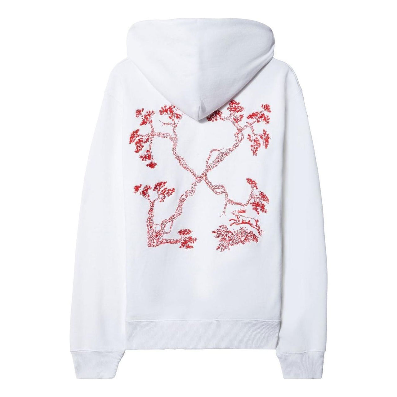 Off-White Arrows Motif Drawstring Hoodie OMBB097T23FLE0010125