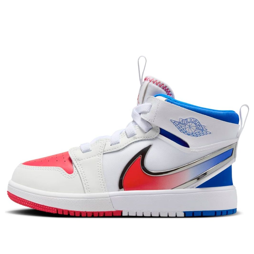 (PS) Air Jordan 1 Mid RM Easyon 'White Siren Red Blue' FQ1282-100
