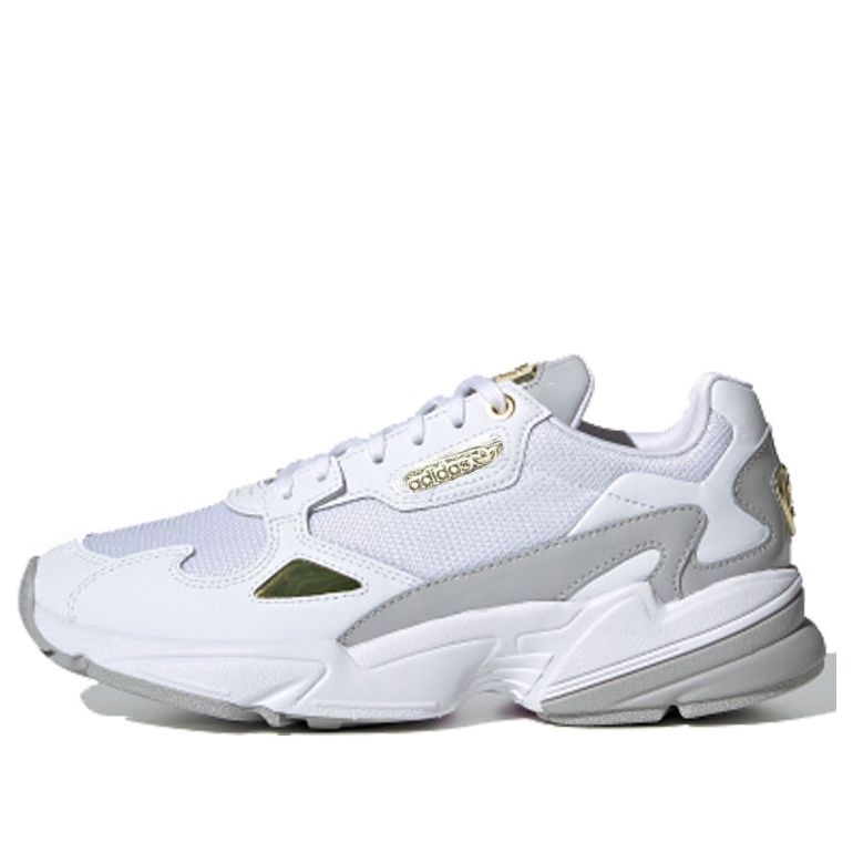 (WMNS) adidas Falcon 'White Gold Metallic' FV5091