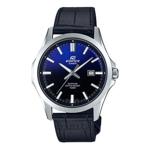 CASIO Waterproof EDIFICE Sapphire Crystal Mens Black Analog EFB-106L-2AVUPR