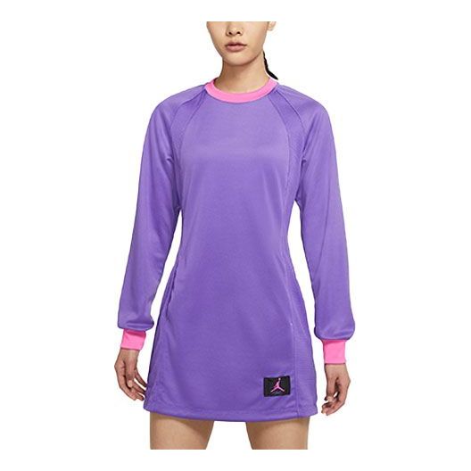 (WMNS) Air Jordan Long-Sleeve Dress 'Purple' DA1535-511