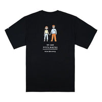 New Balance Men's New Balance x ZERO PER ZERO Crossover Limited Cartoon Character Short Sleeve Black NEA3V973-BK