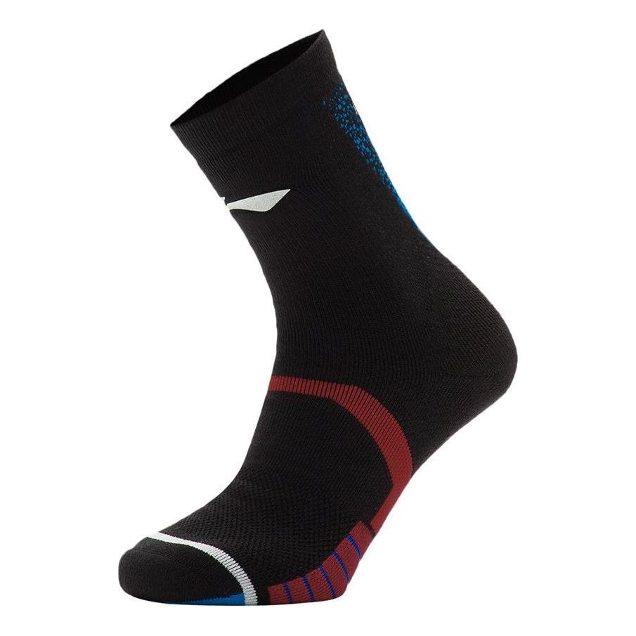 Li-Ning Basketball Mid Cut Socks 'Black White' AWLS265-1