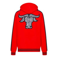 DIOR SS21 Color Matching Double-Sidedd T-Shirt For Men Red 183J653A0531-C385