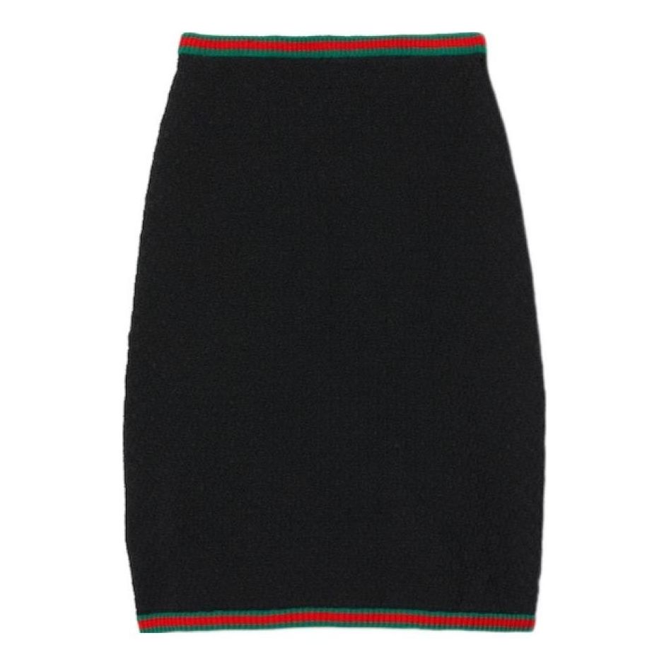 (WMNS) Gucci Cotton Lace Skirt 'Black' 792043-XKD3C-1152