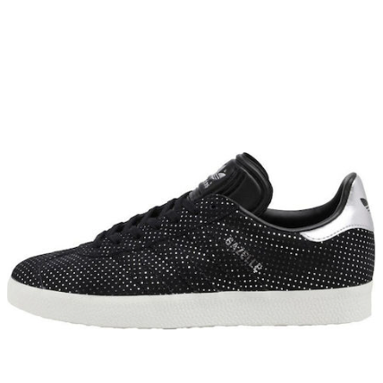 (WMNS) adidas Gazelle 'Black Silver' BY9363