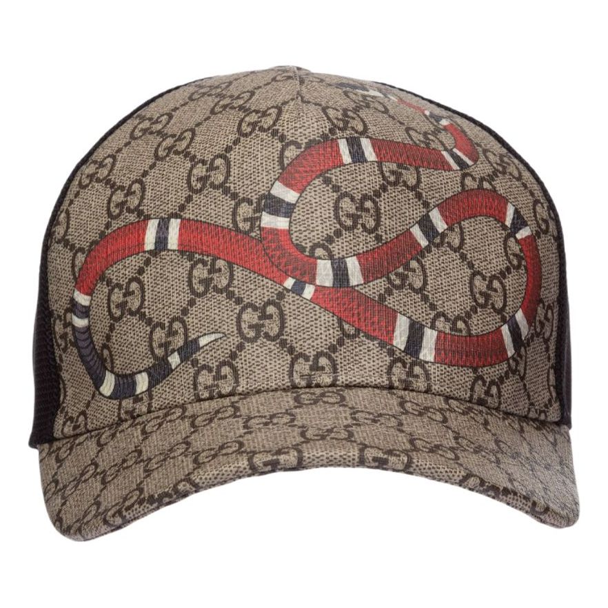 Gucci Kingsnake GG Baseball Hat 'Beige Brown' 426887-4HB10-2160