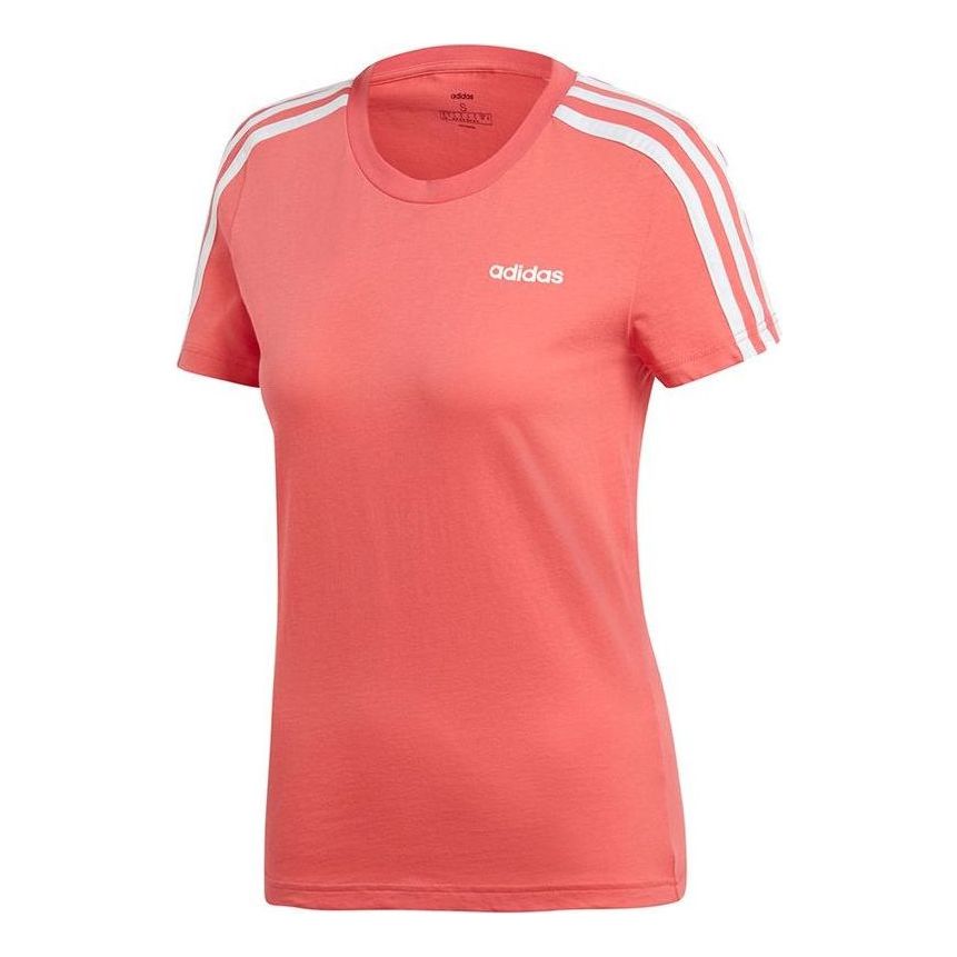 (WMNS) adidas Essentials 3-Stripes Slim T-Shirt 'Pink' DU0634