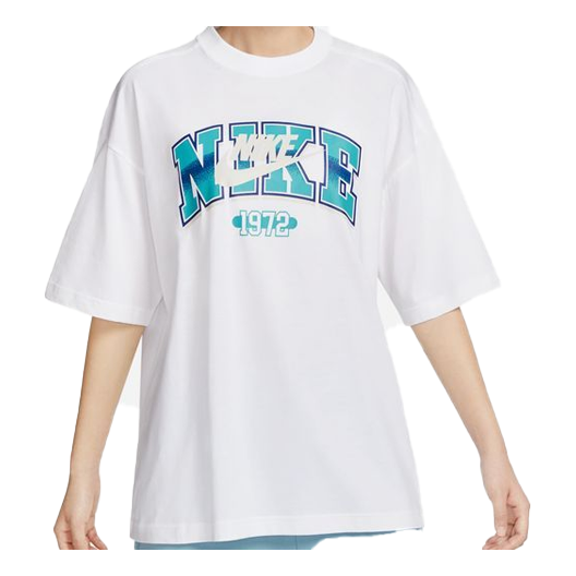 (WMNS) Nike Sportswear Boxy T-Shirt 'White' FQ7011-100