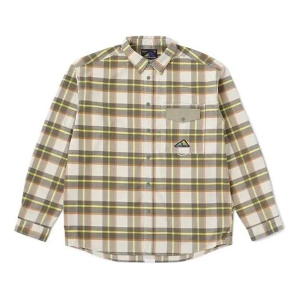 New Balance MT1996 Tartan Check Flannel Overshirt 'Bone' JMTL2060-BE
