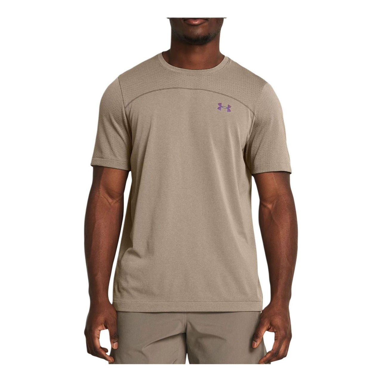 Under Armour Vanish Elite Seamless Wordmark T-shirt 'Light Brown' 1382799-203
