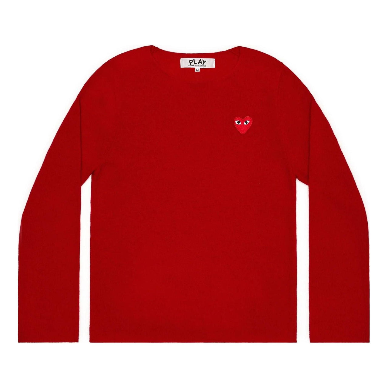 (WMNS) COMME des GARCONS PLAY L/S Basic T-Shirt Red Emblem 'Red' AZ-N067-051-4