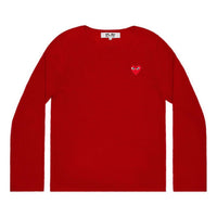 (WMNS) COMME des GARCONS PLAY L/S Basic T-Shirt Red Emblem 'Red' AZ-N067-051-4