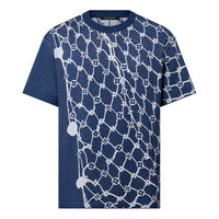 LOUIS VUITTON Cotton T-shirt 'Blue' 1AFQQR