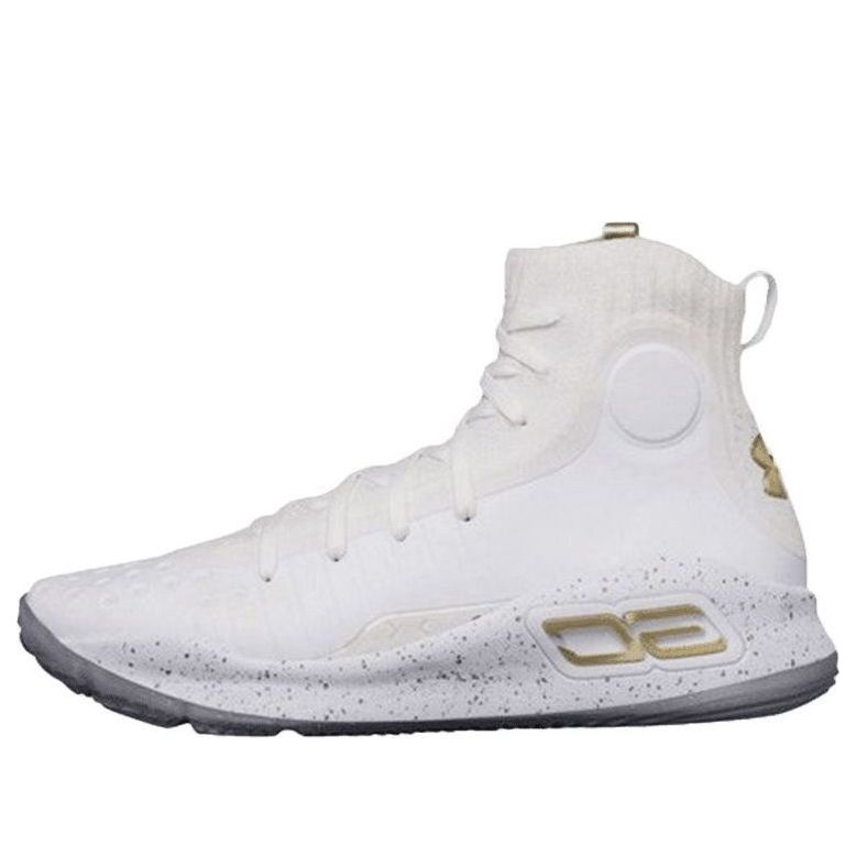 (GS) Under Armour Curry 4 'White Gold' 1295995-108