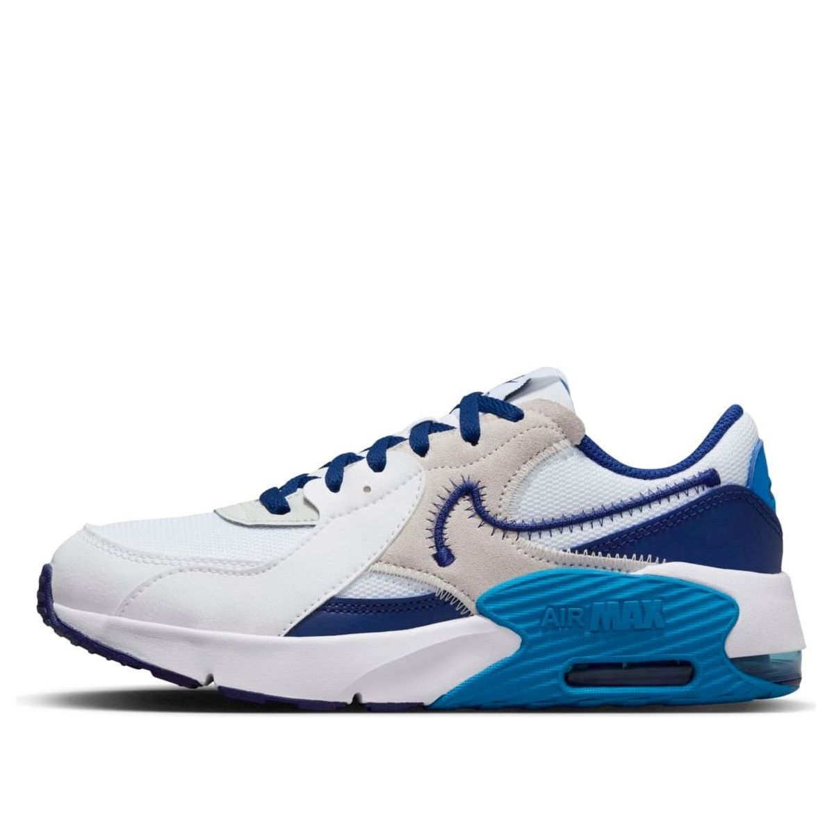 (GS) Nike Air Max Excee 'White Deep Royal Blue' FB3058-100
