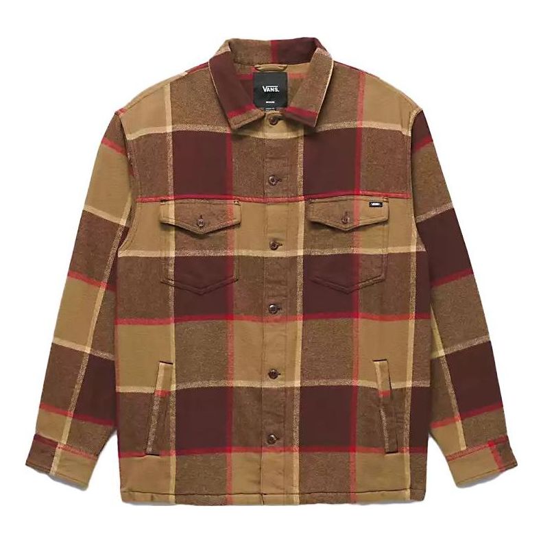 Vans Norbeck Long Sleeve Shirt 'Bitter Chocolate' VN000AAYCLY